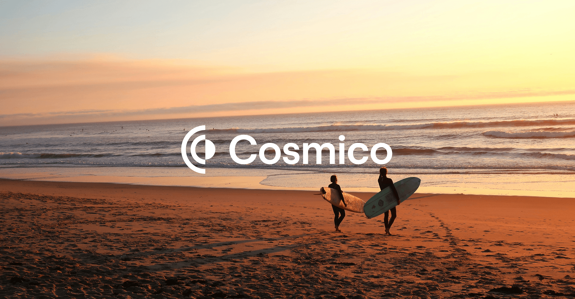 Cosmico - Corporate website hero image