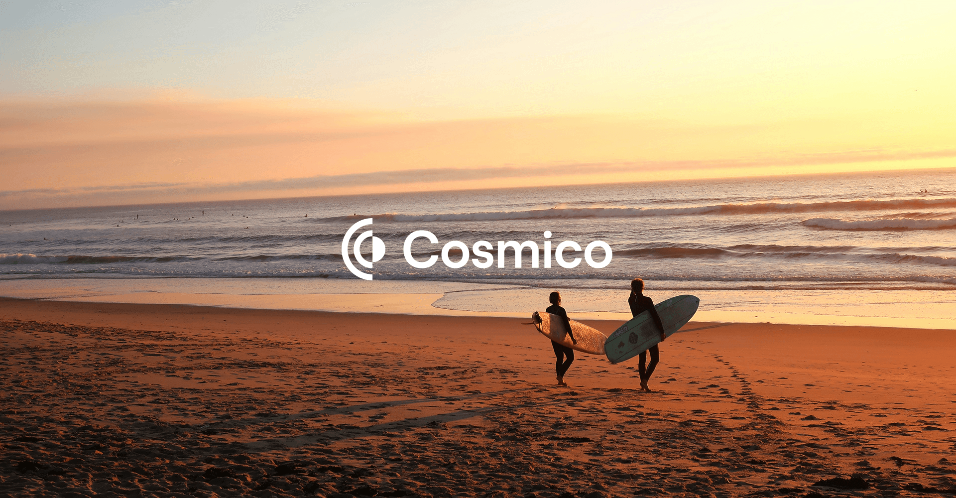 Cosmico - Corporate website hero image